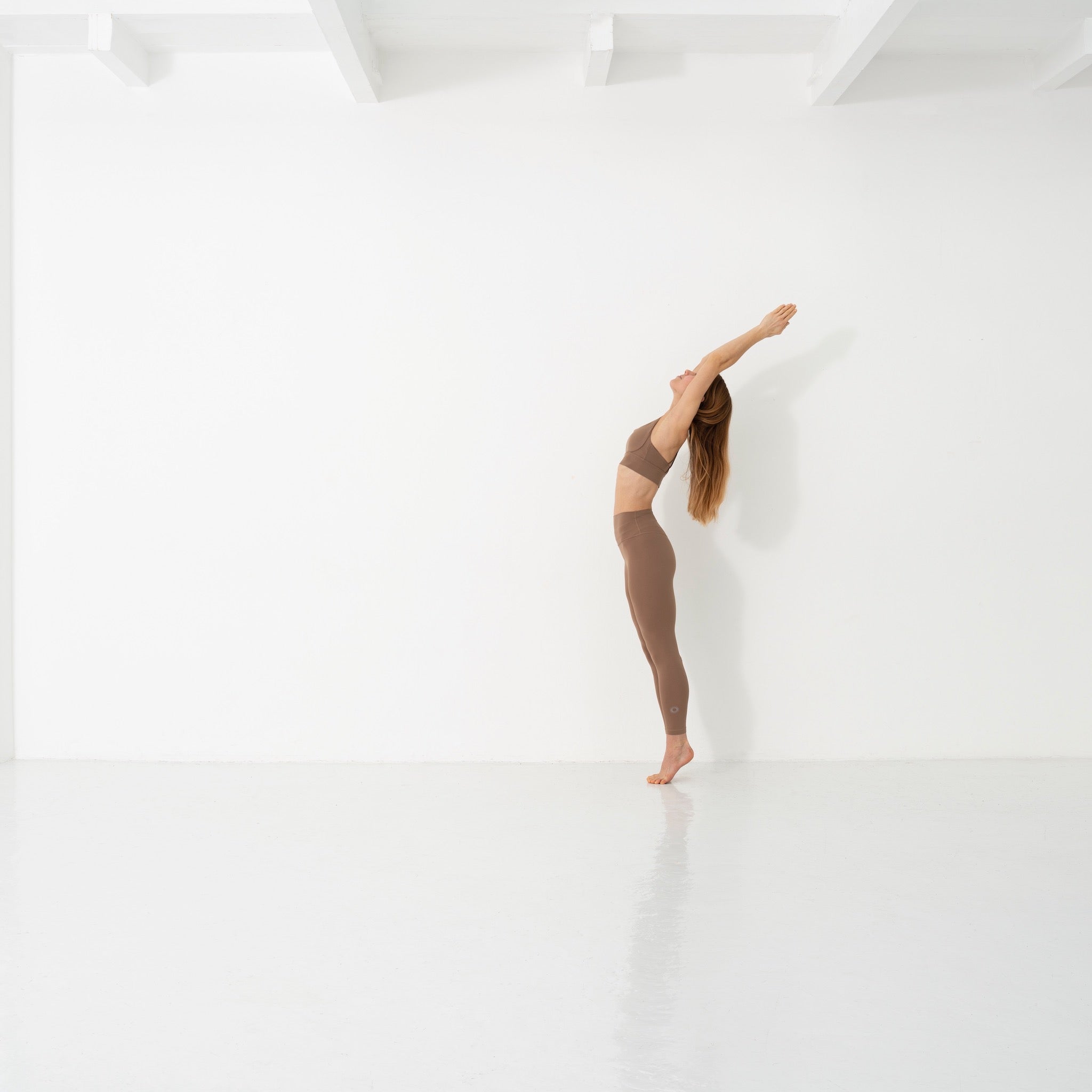 Spica Women's Yoga Legging - Light Brown - Second Skin - (Size XS/L)